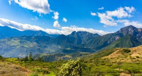 Peruvian highlands Stock Photos
