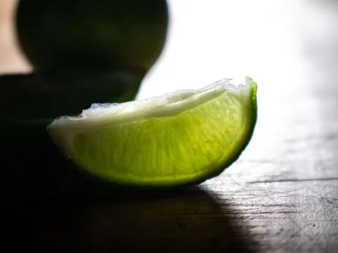 Peruvian key lime close up fruit Stock Photos