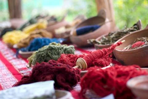 Peruvian Llama Wool Stock Photos