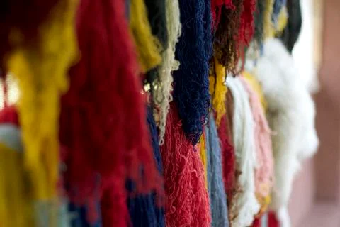 Peruvian Llama Wool Stock Photos