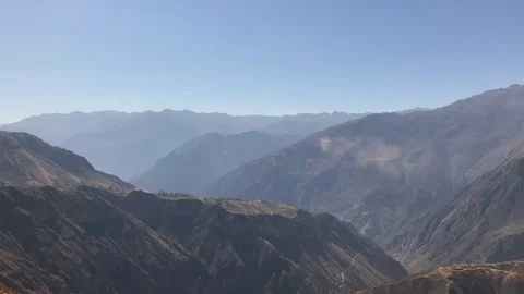 Peruvian mountains by day Stock Footage 104812183