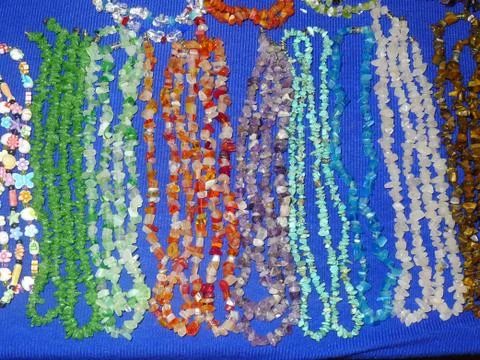 Peruvian necklaces Stock Photos