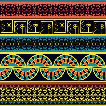 Peruvian pattern seamless vector. Stock Illustration
