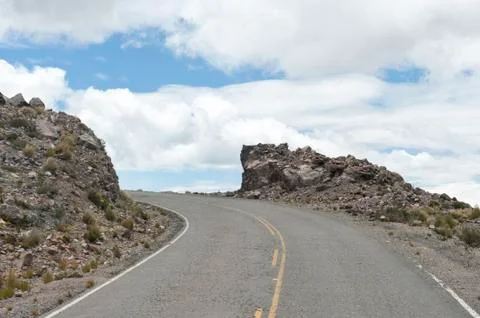 Peruvian Roadway Stock Photos