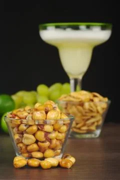 Peruvian roasted corn Stock Photos