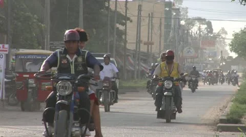 Peruvian Street Traffic Stock Footage 11366913