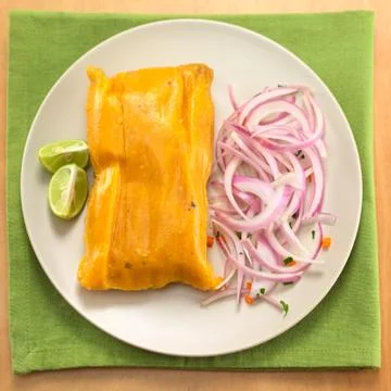 Peruvian tamale Stock Photos