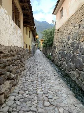 Peruvian town Foto stock