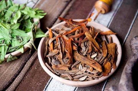 Peruvian Tree Bark Stock Photos