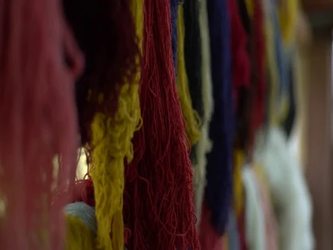 Peruvian Wool Stock Footage 77136203