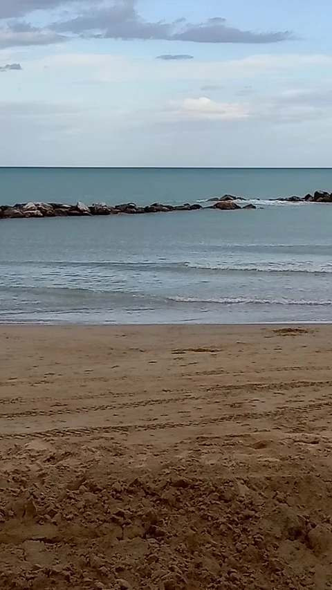 Pesaro beach Stock Footage 255449517