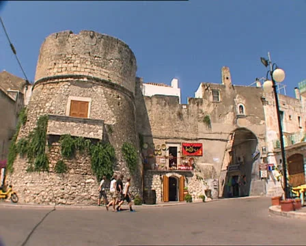 PESCHICI castle Video stock 24068448
