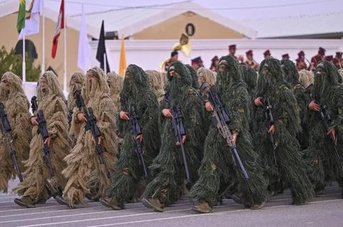 Peshmerga Forces Undergo Command Training Stock Photos