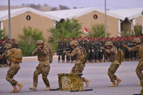 Peshmerga Forces Undergo Command Training Stock Photos