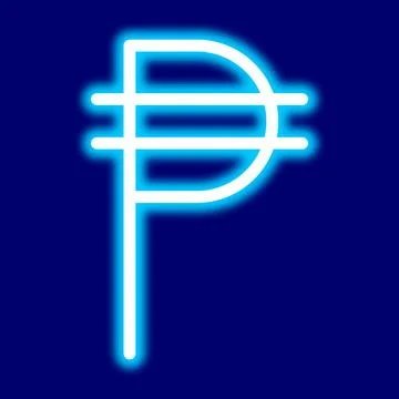 Peso symbol Illustrazione stock