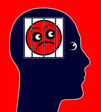 Pessimist Stock Illustration