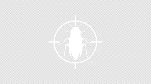 Pest control graphic animation. Alpha channel Stock Footage 263253778
