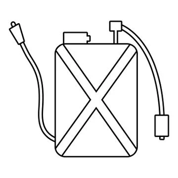 Pest control icon, outline line style Stock Illustration