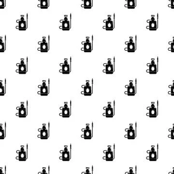 Pest control poison pattern vector seamless Stock Illustration