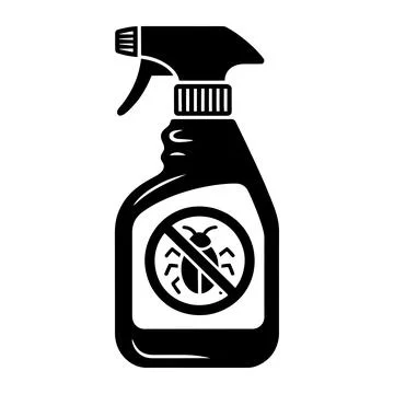 Pest Control Spray Bottle Icon Insect Killer Vector Stock Illustration