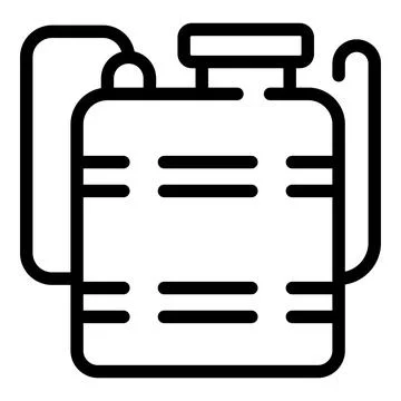 Pest control sprayer icon outline vector. Agriculture fertilizer equipment Stock Illustration