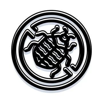 Pest control symbol preventing insect infestation problem Stock-Illustration