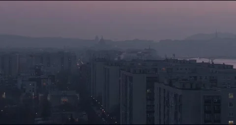Pest Side of Budapest Downtown 스톡 동영상 231336838