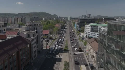 Pest Side of Budapest Downtown 스톡 동영상 231337085