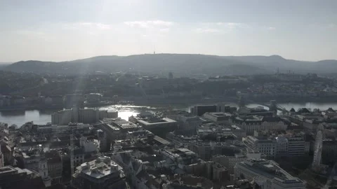 Pest Side of Budapest Downtown 스톡 동영상 231337168