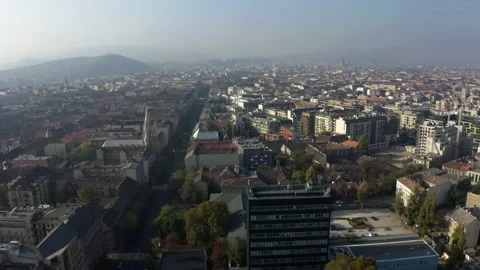 Pest Side of Budapest Downtown Stock Footage 231337202