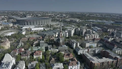 Pest Side of Budapest Downtown Stock Footage 231337366