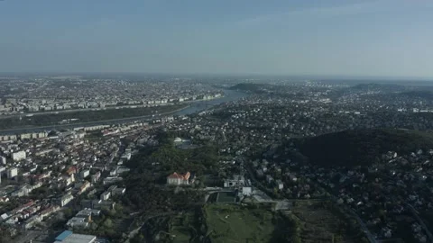 Pest Side of Budapest Downtown Stock Footage 231337367
