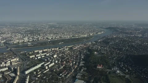 Pest Side of Budapest Downtown Stock Footage 231337385