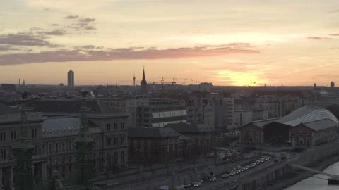 Pest Side of Budapest Downtown 스톡 동영상 231337461