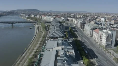 Pest Side of Budapest Downtown 스톡 동영상 231337465