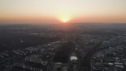 Pest Side of Budapest Downtown Stock Footage 231337467