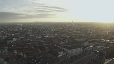 Pest Side of Budapest Downtown Stock Footage 231337535