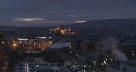 Pest Side of Budapest Downtown 스톡 동영상 231337546