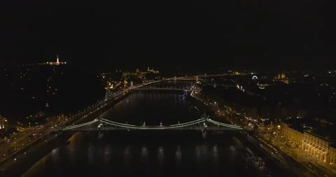 Pest Side of Budapest Downtown Stock Footage 231337671