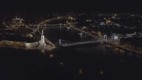 Pest Side of Budapest Downtown 스톡 동영상 231337756