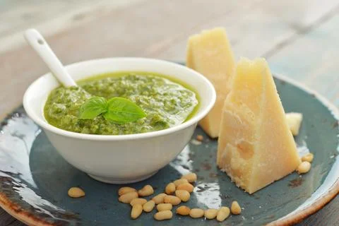 Pesto Sauce Stock Photos