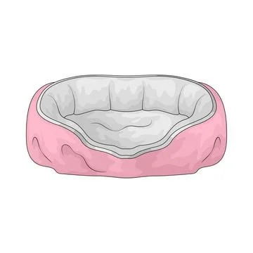 Pet Bed illustration Stock Illustration