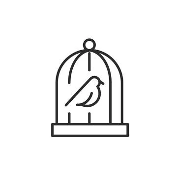 Pet Bird Icon Stock Illustration