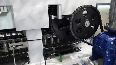 PET blow molding machine Stock Footage 72344237