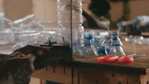 PET BOTTLE BROOM Stock Footage 306688586