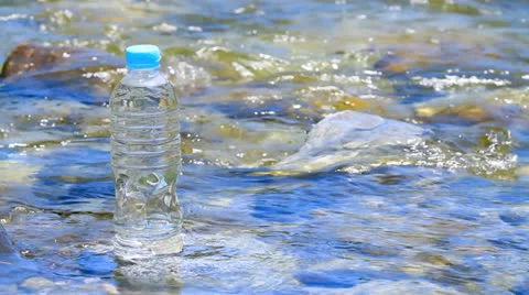 Pet bottle of pure water. Stock Footage 24641911