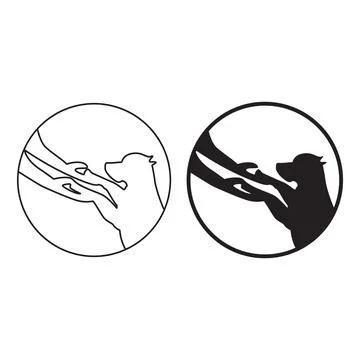 Pet Care logo Stock Illustration