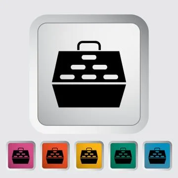 Pet carrier icon Stock Illustration