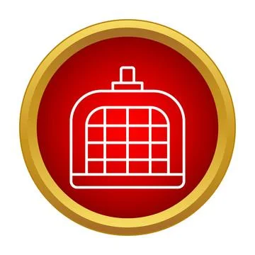 Pet carrier icon vector for safe animal transport Stock Illustration