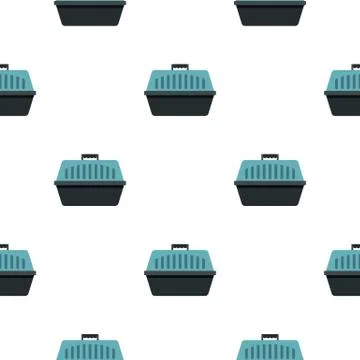 Pet carry case pattern seamless イラスト素材